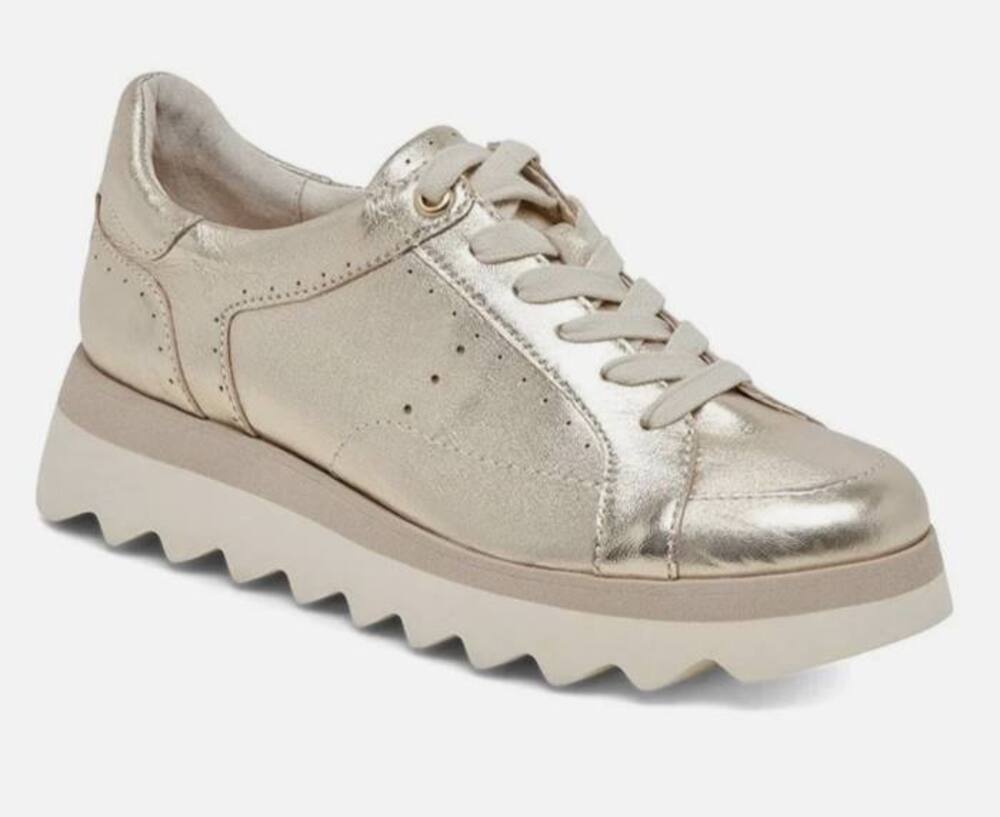 NWT Dolce Vita - Gold Jorgie Platform Sneakers - 8